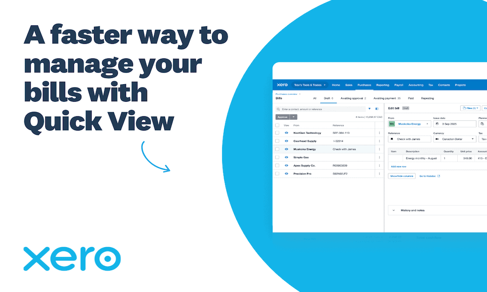 A faster way to manage your bills with Quick View