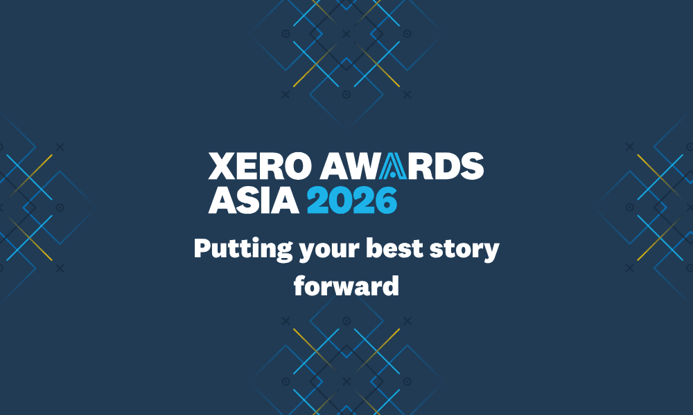 Xero Asia Awards 2026: putting your best story forward