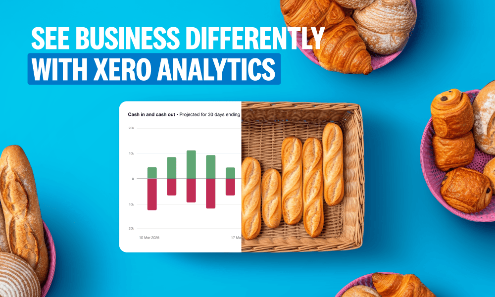 See how your business stacks up with Industry benchmarks in Xero Analytics