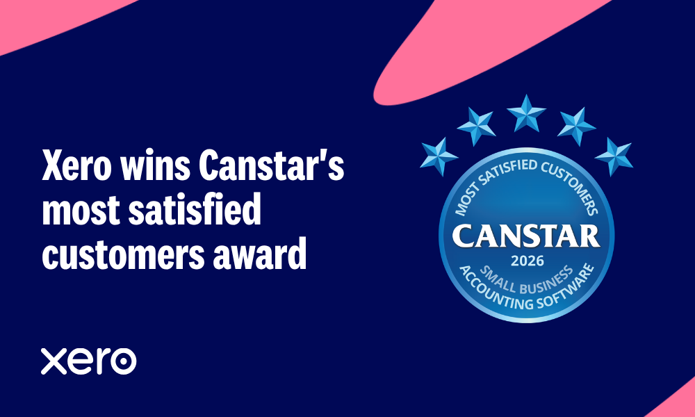 Xero Wins Canstar’s 2026 Most Satisfied Customers Award for Small Business Accounting Software in Australia